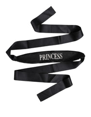 Dolce & Gabbana Black Princess Fantasy Braided Waist Belt - IT40|S - Belts
