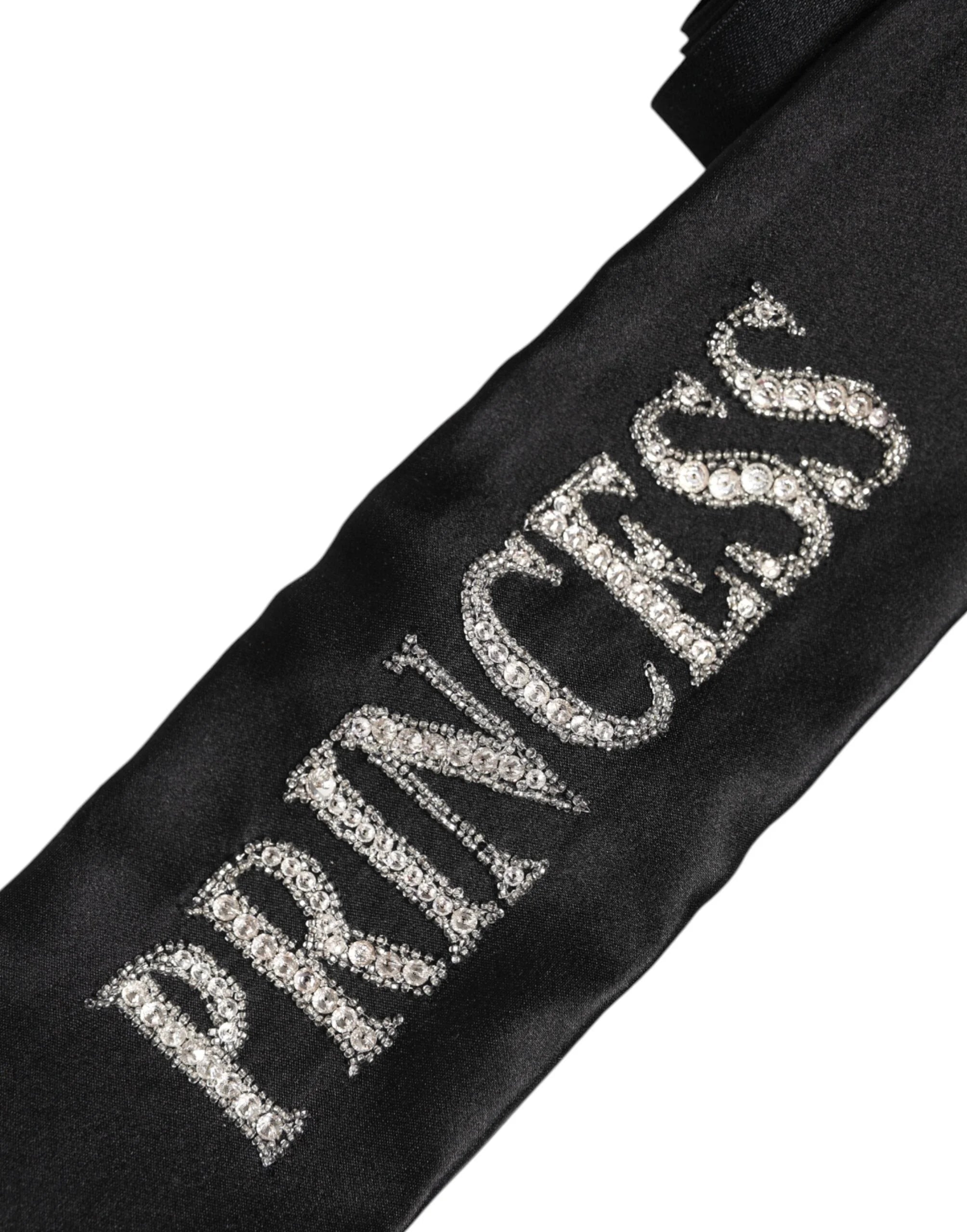 Dolce & Gabbana Black Princess Fantasy Braided Waist Belt - IT40|S - Belts