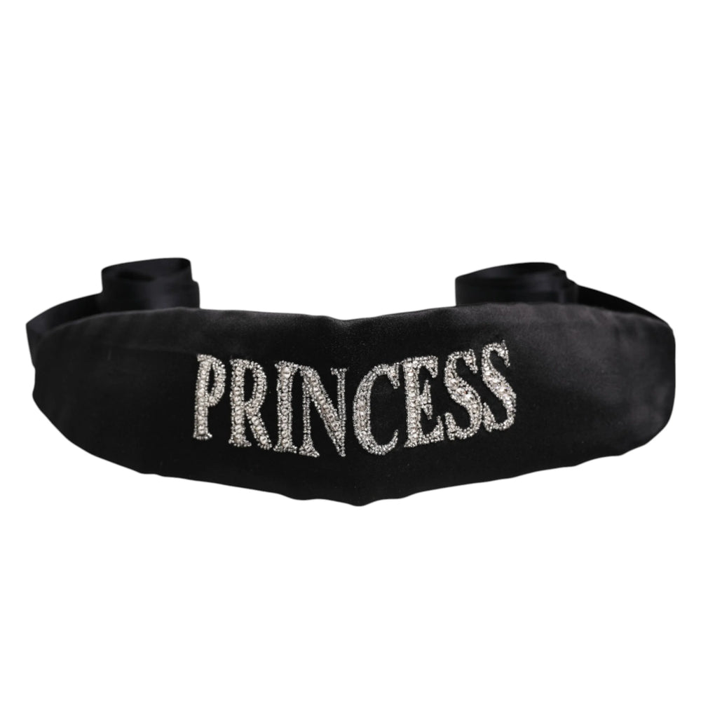 Dolce & Gabbana Black Princess Fantasy Braided Waist Belt - IT40|S - Belts