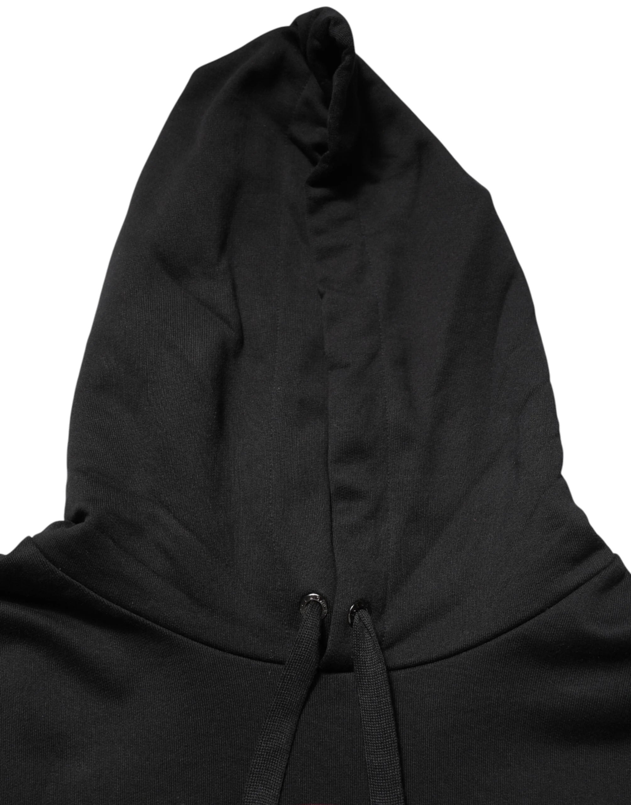 Dolce & Gabbana Black Printed Hooded Men Sweatshirt Sweater - IT52 | XL - Hoodies