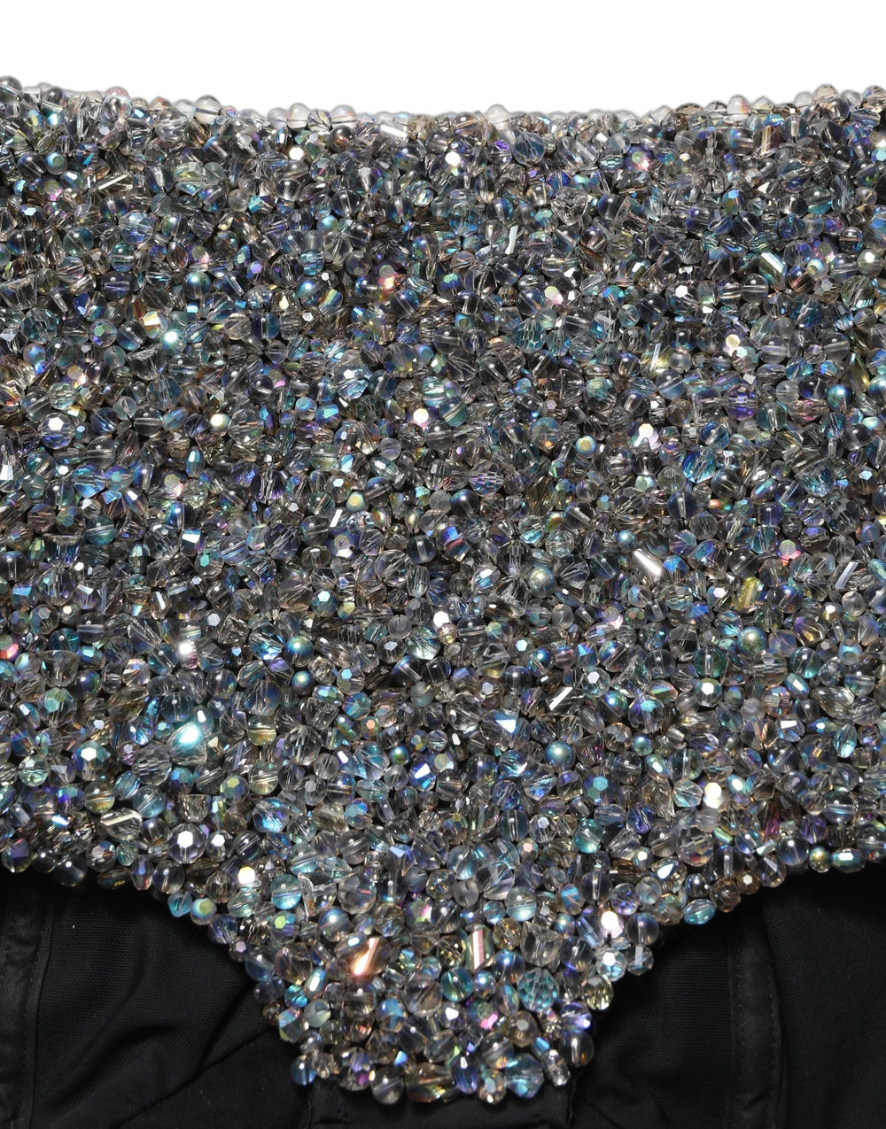 Dolce & Gabbana Black Rhinestone High Waist Hotpants Shorts - IT38 | XS