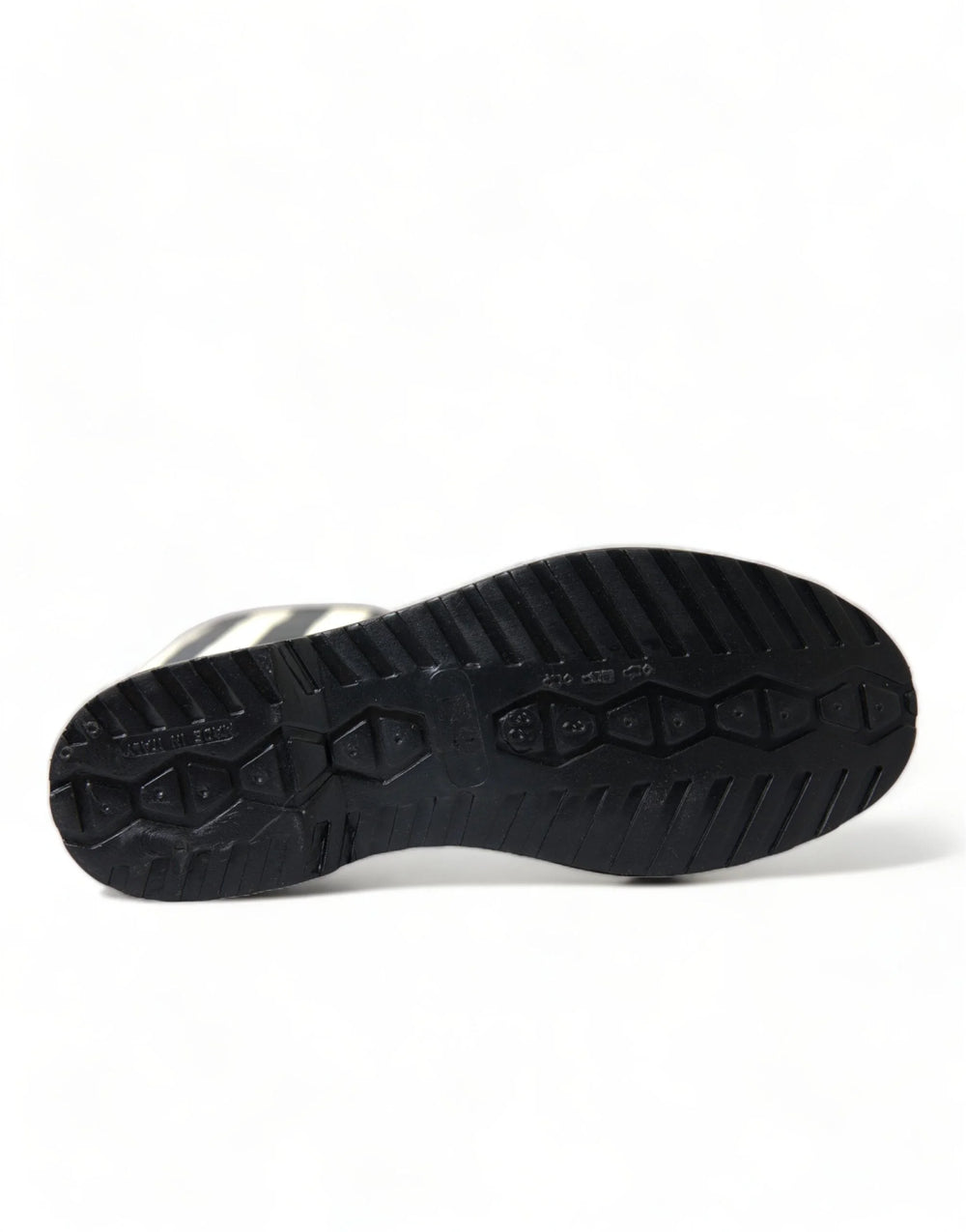 Dolce & Gabbana Black Rubber Knee High Flat Boots Shoes - EU35/US4.5 - Boots