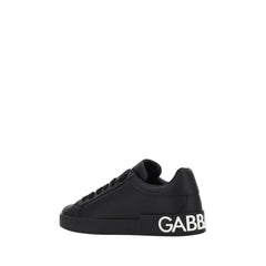 Dolce & Gabbana Mustat Kumikengät - Tennarit