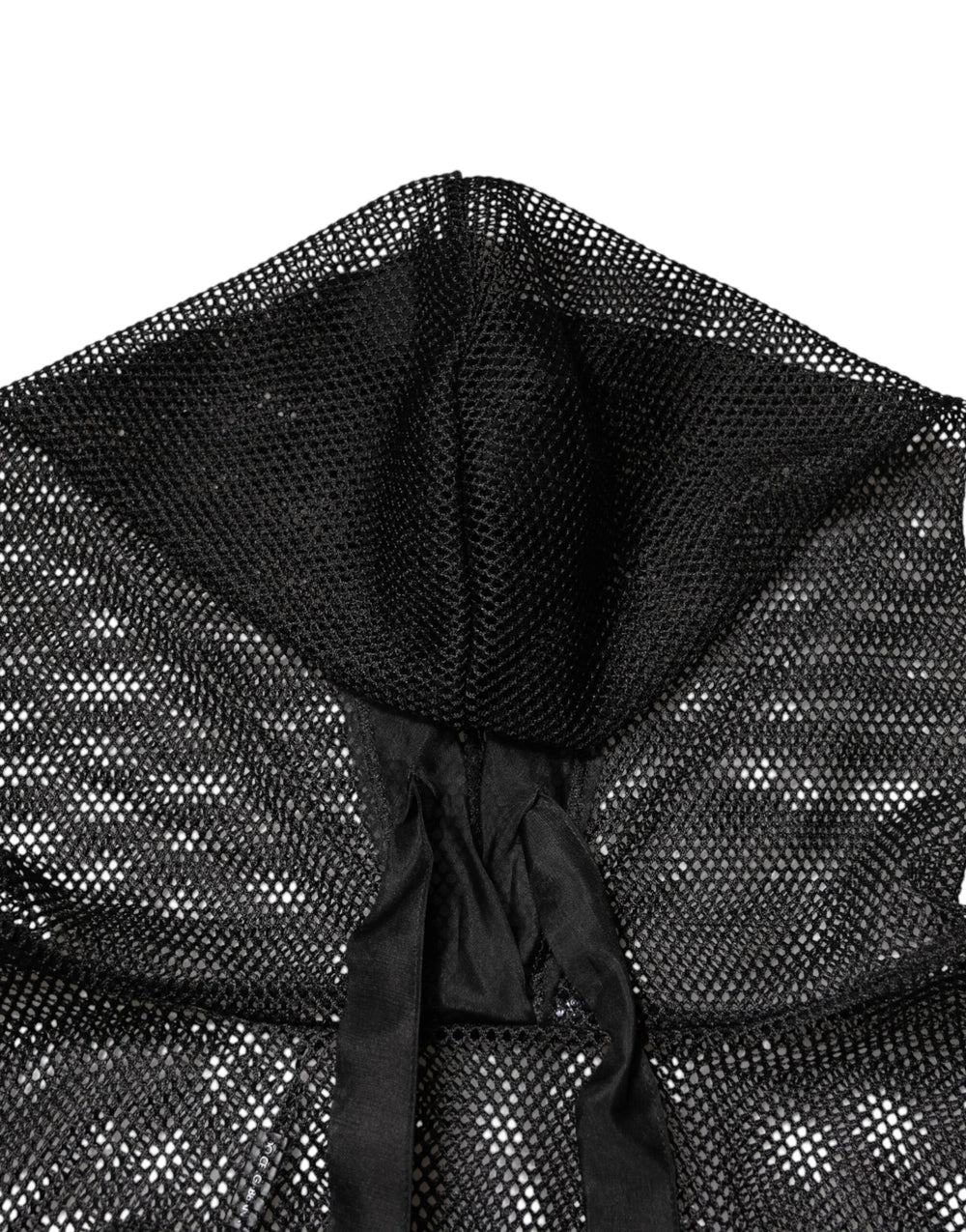 Dolce & Gabbana Black See Through Hooded Pullover Sweater - IT40|S - Hoodies