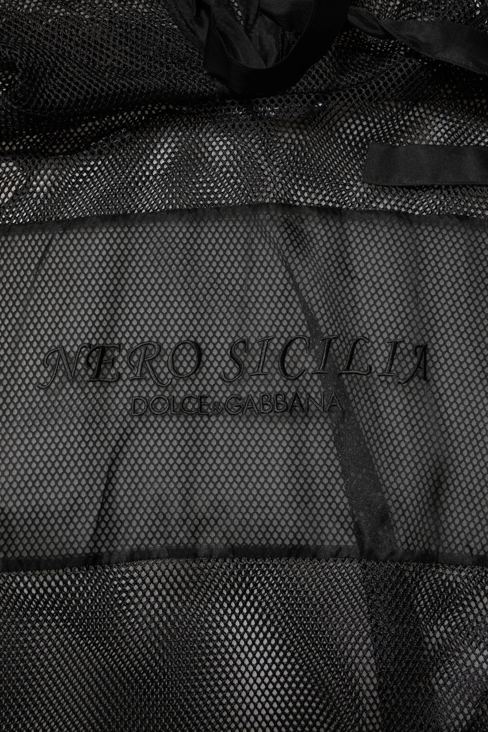 Dolce & Gabbana Black See Through Hooded Pullover Sweater - IT40|S - Hoodies