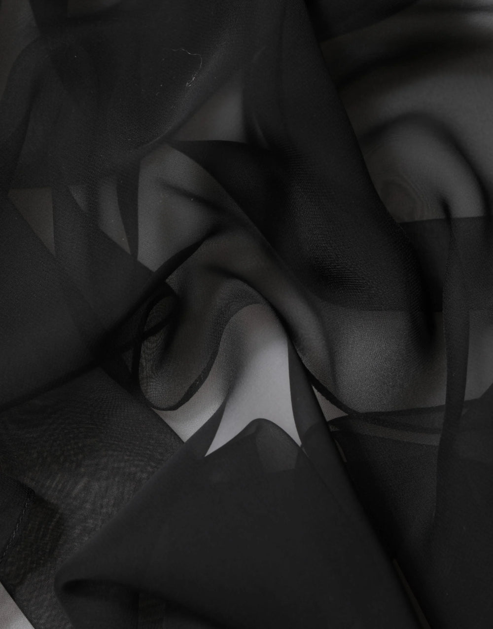 Dolce & Gabbana Black See Through Silk Chiffon Lace Blouse Top - IT40|S - Blouses