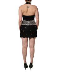 Dolce & Gabbana Black Sequin Embellished Sheath Mini Dress - IT40|S