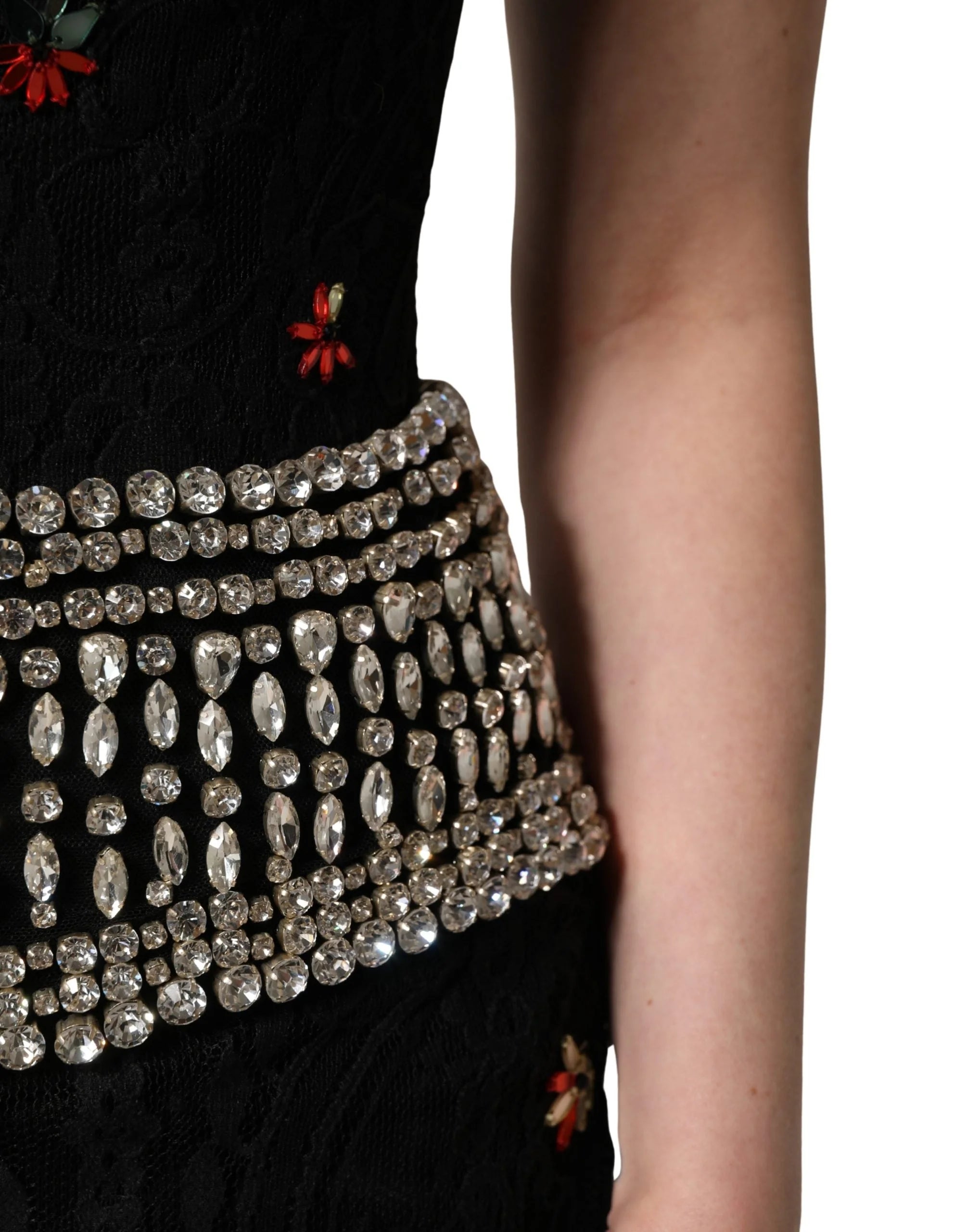 Dolce & Gabbana Black Sequin Embellished Sheath Mini Dress - IT40|S