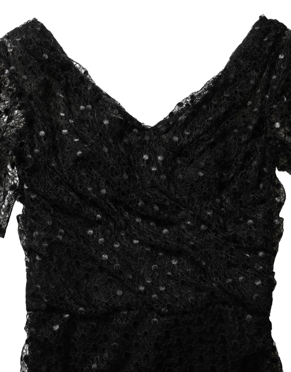 Dolce & Gabbana Black Sequinned Mermaid Evening Gown Dress