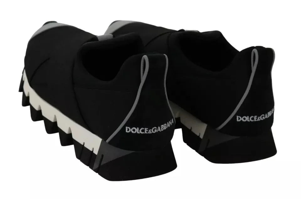 Dolce & Gabbana Black Shark Neoprene Stretch Sneakers Shoes - EU36/US5.5 - Sneakers