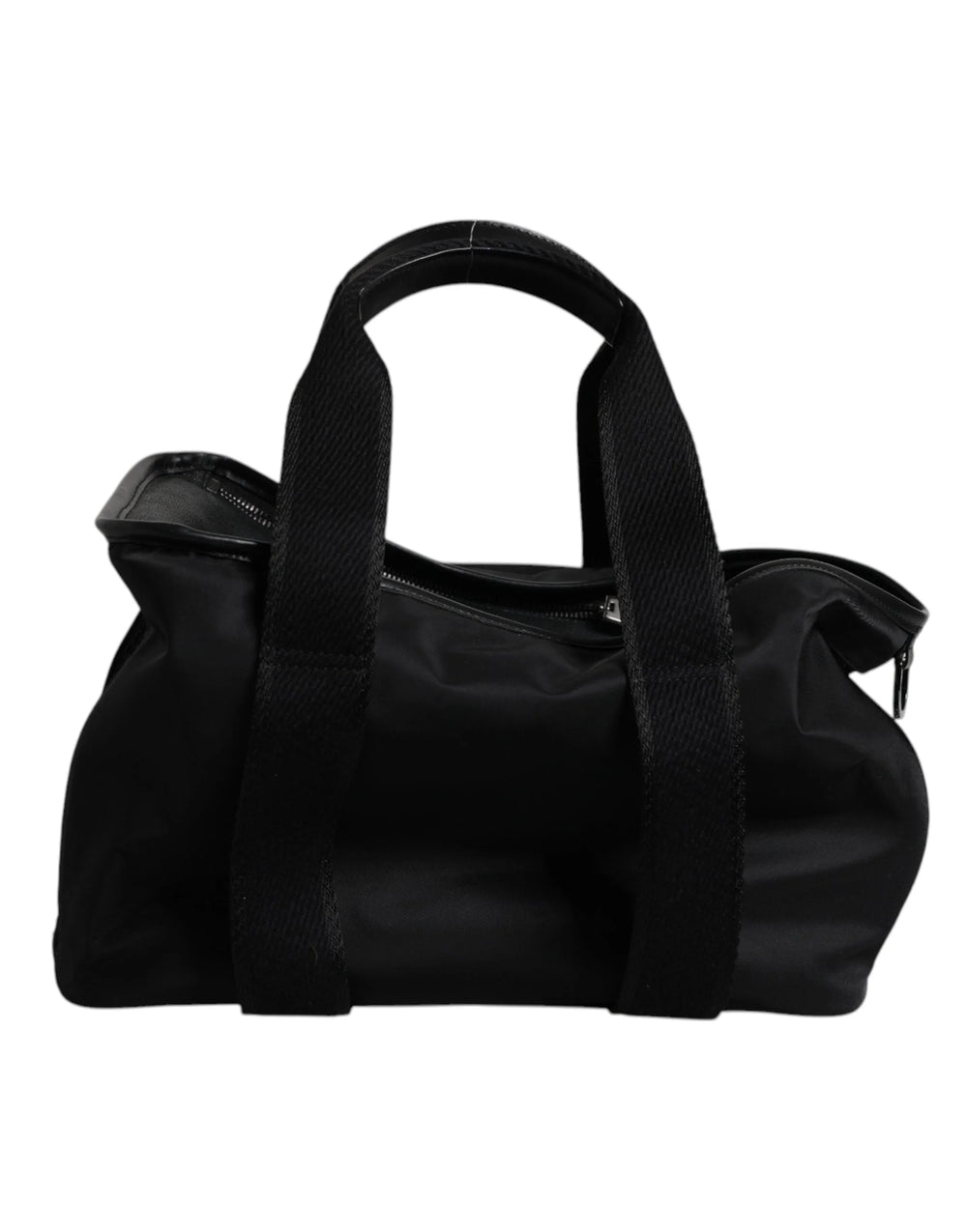 Dolce & Gabbana Black Shoulder Strap Pet Carry Logo Plaque Bag