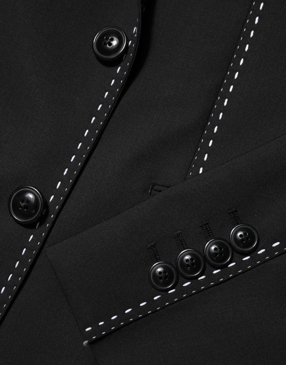 Dolce & Gabbana Black SICILIA 2 Buttons Suit Jacket Blazer - IT48 | M - Sport Jackets