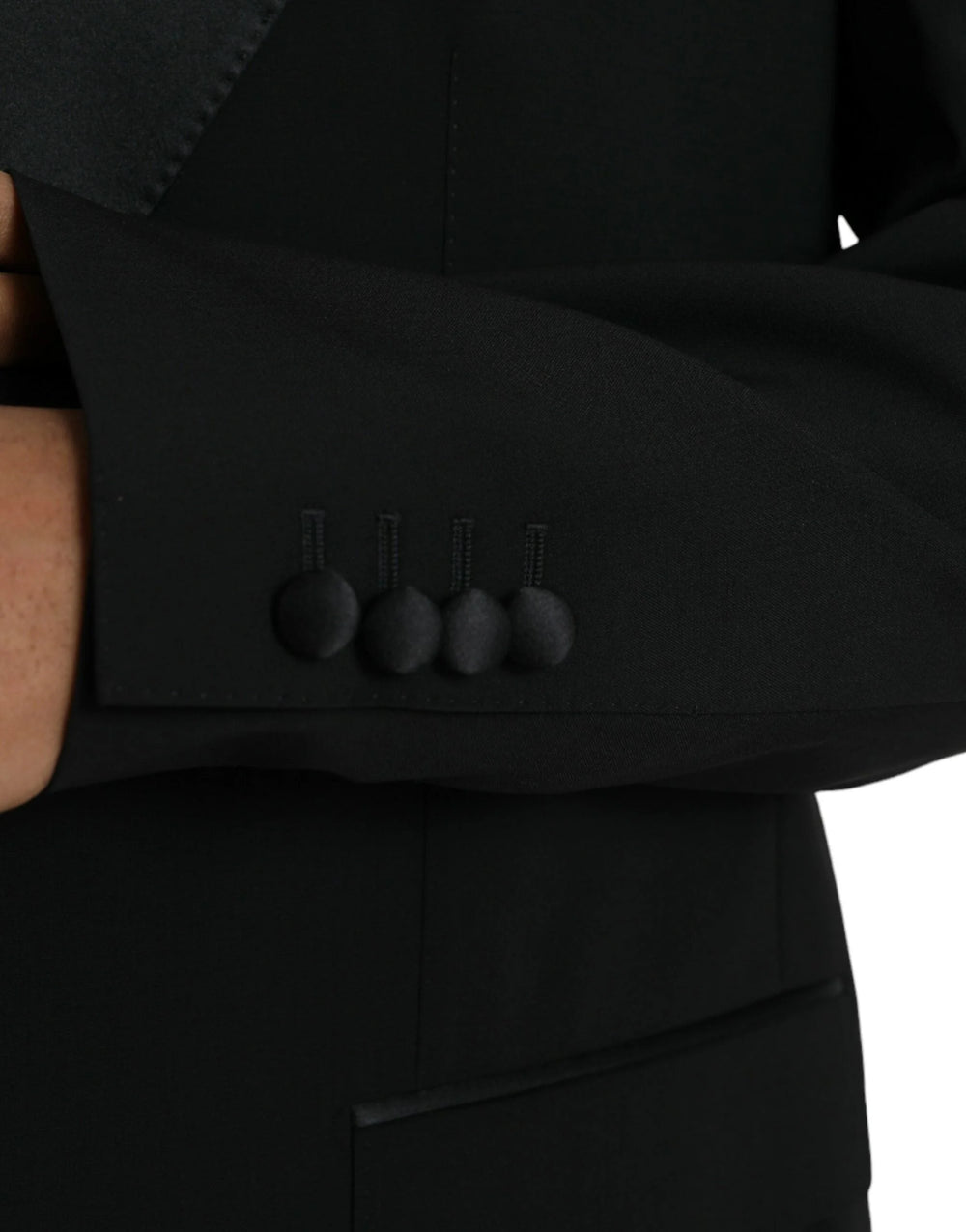 Dolce & Gabbana Black SICILIA Single Breasted Coat Blazer - IT58 | 3XL - Sport Jackets