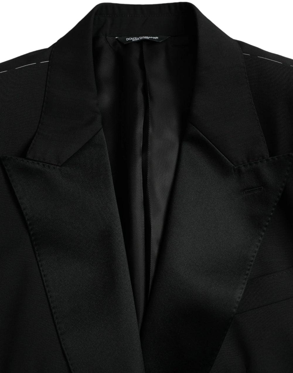 Dolce & Gabbana Black SICILIA Single Breasted Coat Blazer - IT58 | 3XL - Sport Jackets