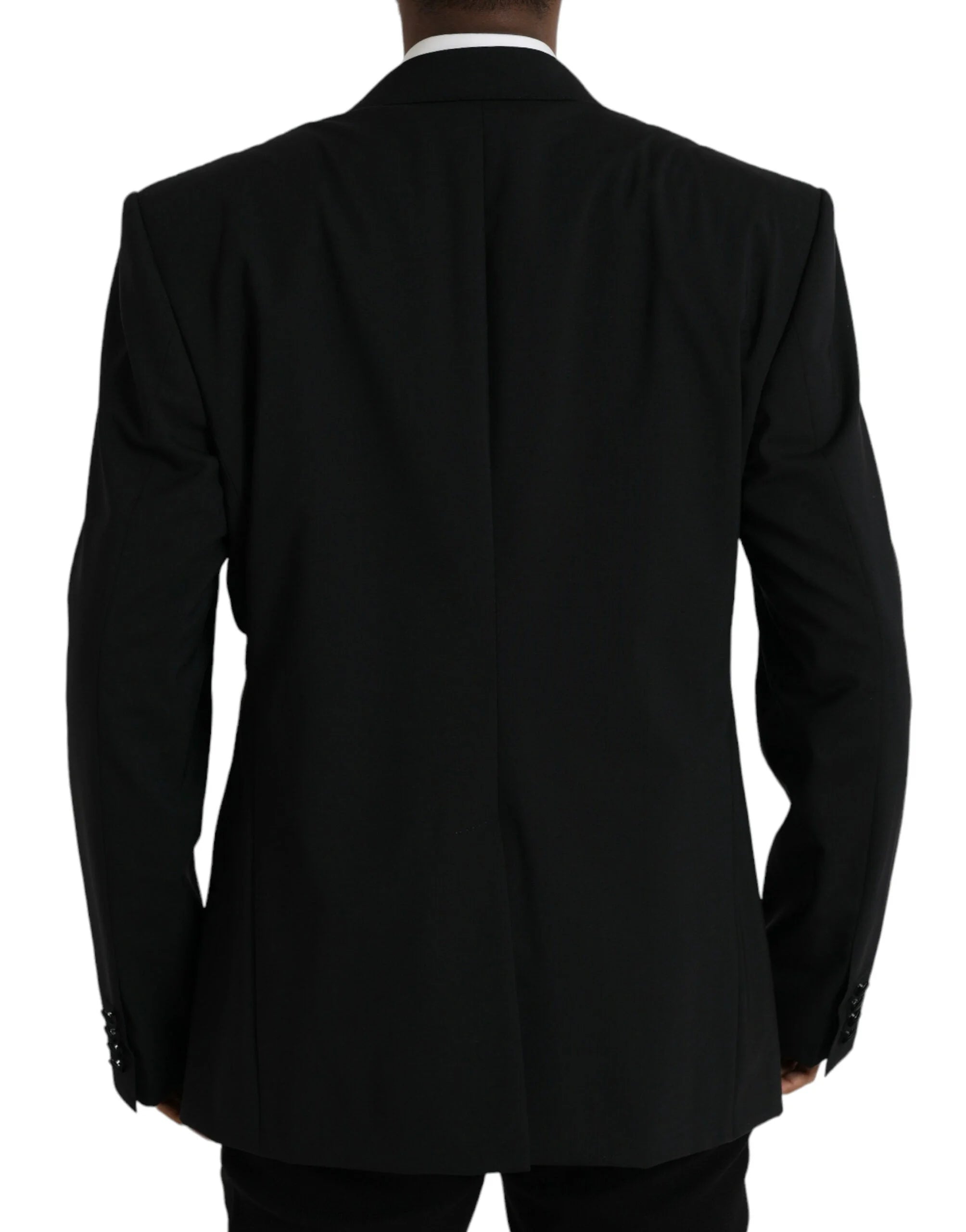 Dolce & Gabbana Black SICILIA Single Breasted Coat Blazer - IT58 | 3XL - Sport Jackets
