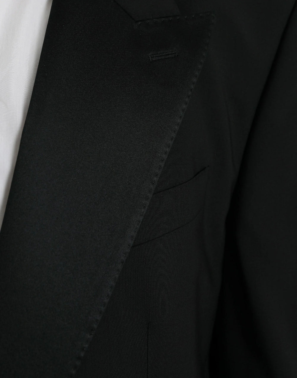Dolce & Gabbana Black SICILIA Single Breasted Coat Blazer - IT58 | 3XL - Sport Jackets