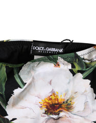 Dolce & Gabbana Black Side Tie Floral Bikini Bottom Swimwear - IT2 | S - Classic Bikinis