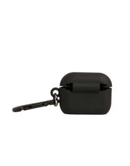 Dolce & Gabbana Black Silicone Rubber Logo Embossed Airpods Case - Headphone Carrying Cases