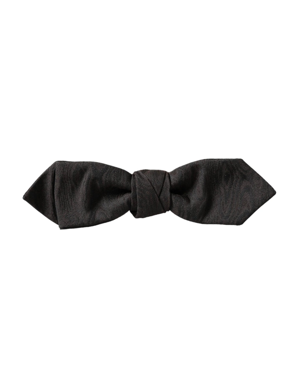 Dolce & Gabbana Black Silk Adjustable Neck Men Bow Tie - Neckties