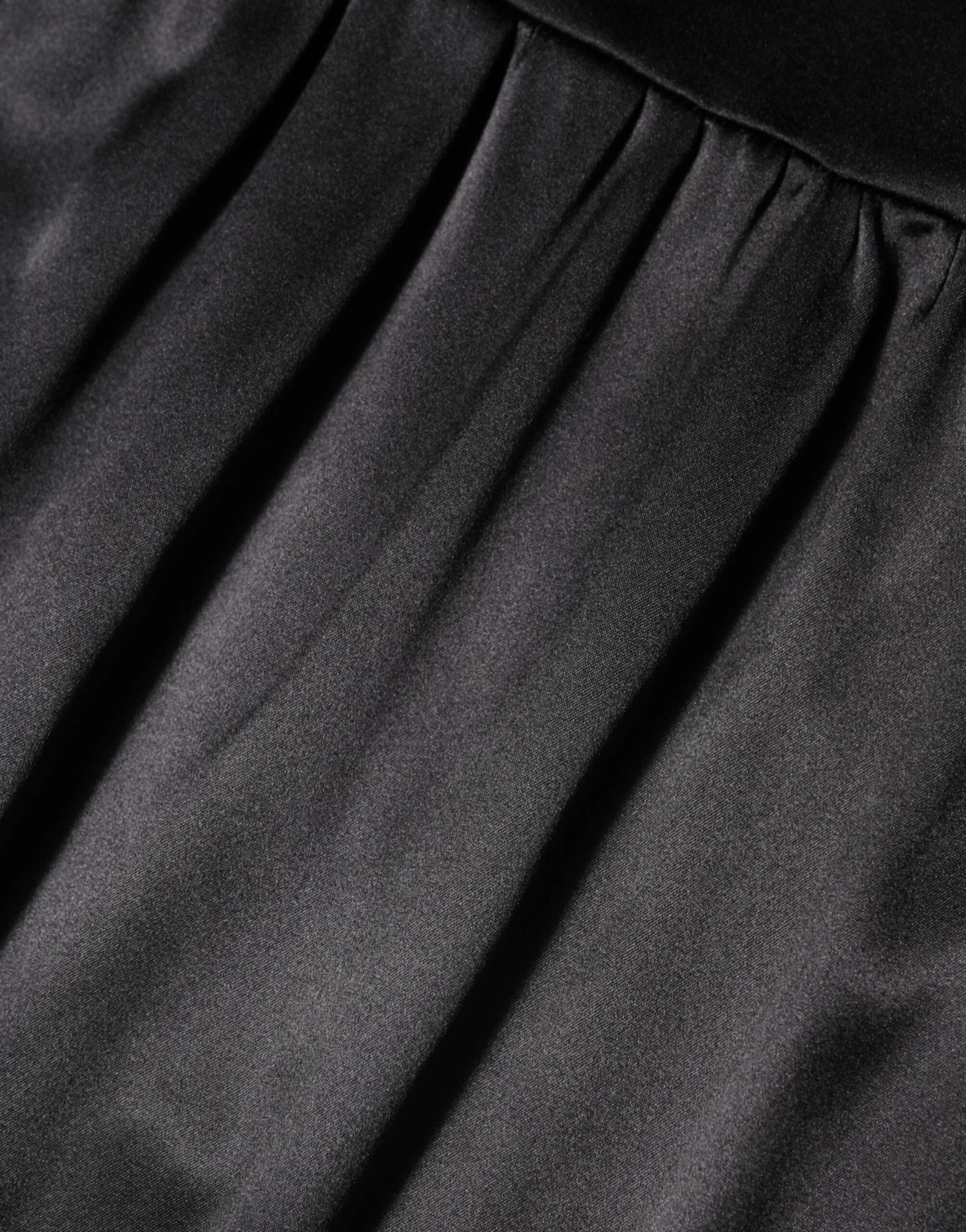 Dolce & Gabbana Black Silk Blend Lace Trim Sleeveless Mini Dress - IT36|XXS - Dresses