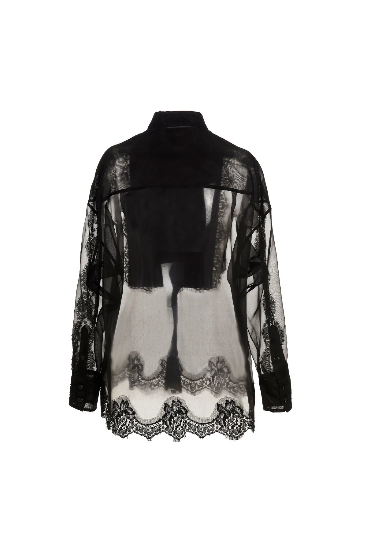 Dolce & Gabbana Black Silk Blouse