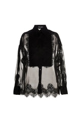 Dolce & Gabbana Black Silk Blouse