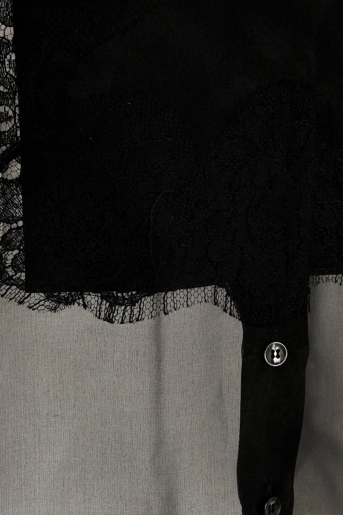Dolce & Gabbana Black Silk Blouse