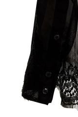 Dolce & Gabbana Black Silk Blouse