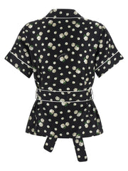 Dolce & Gabbana Black Silk Blouse