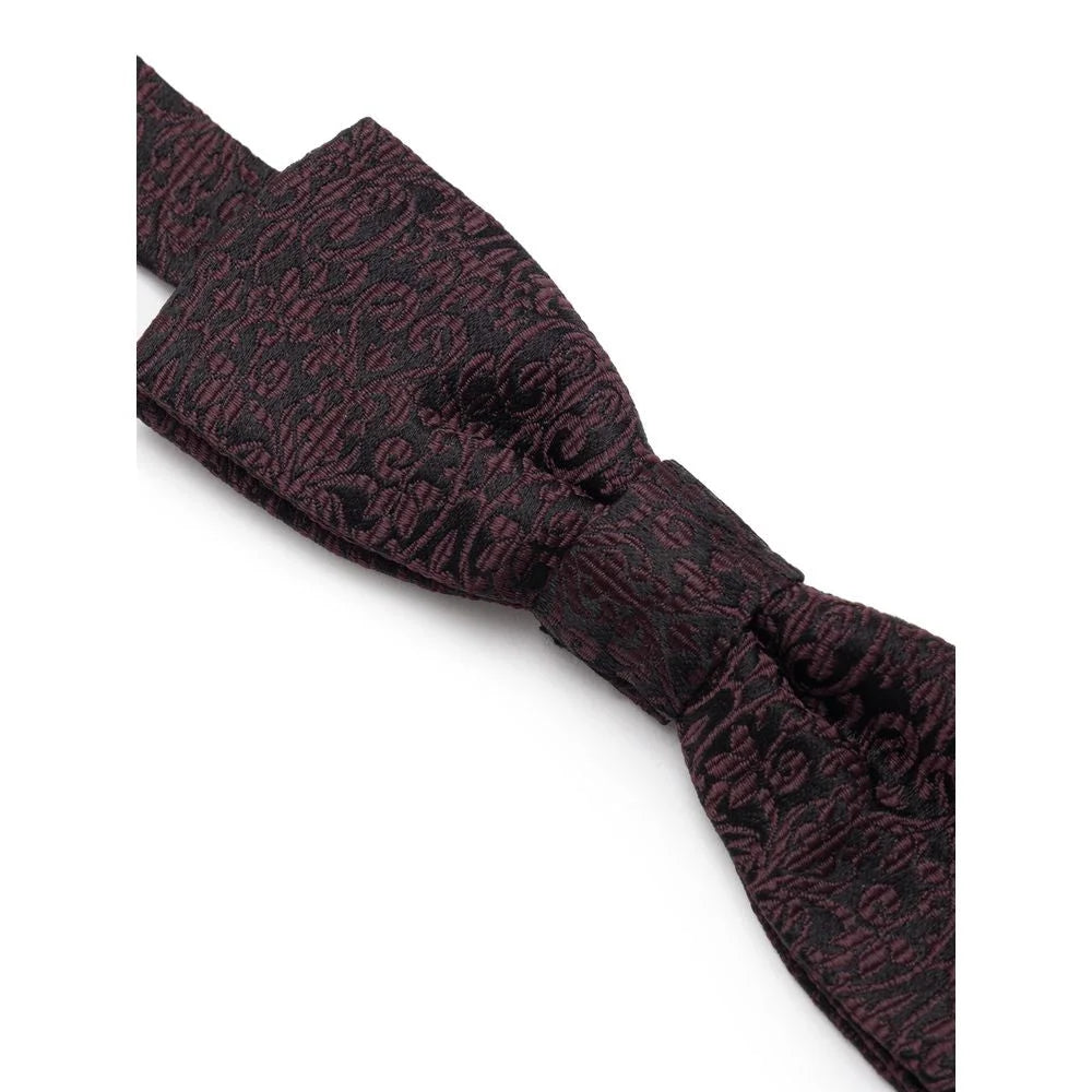 Dolce & Gabbana Black Silk Bowty - One Size - Neckties