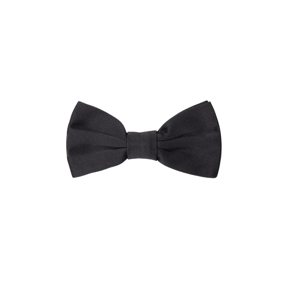 Dolce & Gabbana Black Silk Bowty - One Size - Neckties