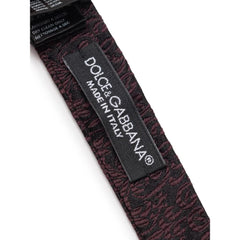 Dolce & Gabbana Black Silk Bowty - One Size - Neckties