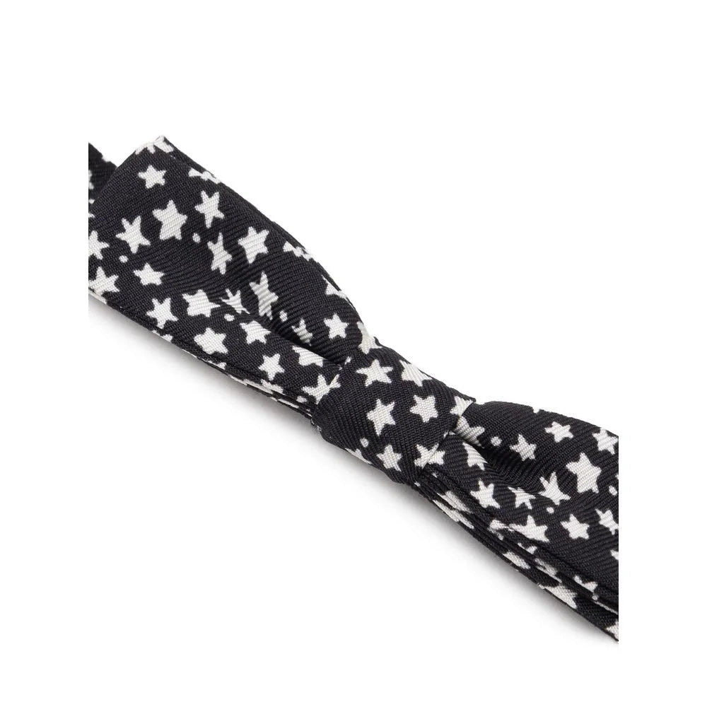 Dolce & Gabbana Black Silk Bowty - One Size - Neckties