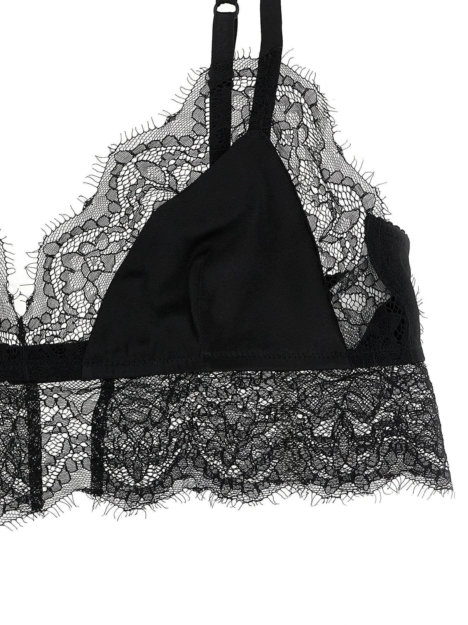 Dolce & Gabbana Black Silk Bra