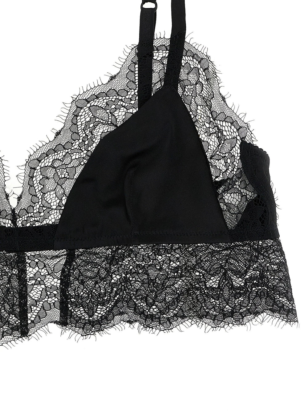 Dolce & Gabbana Black Silk Bra