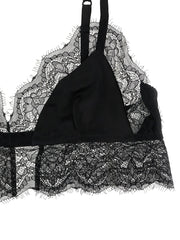 Dolce & Gabbana Black Silk Bra