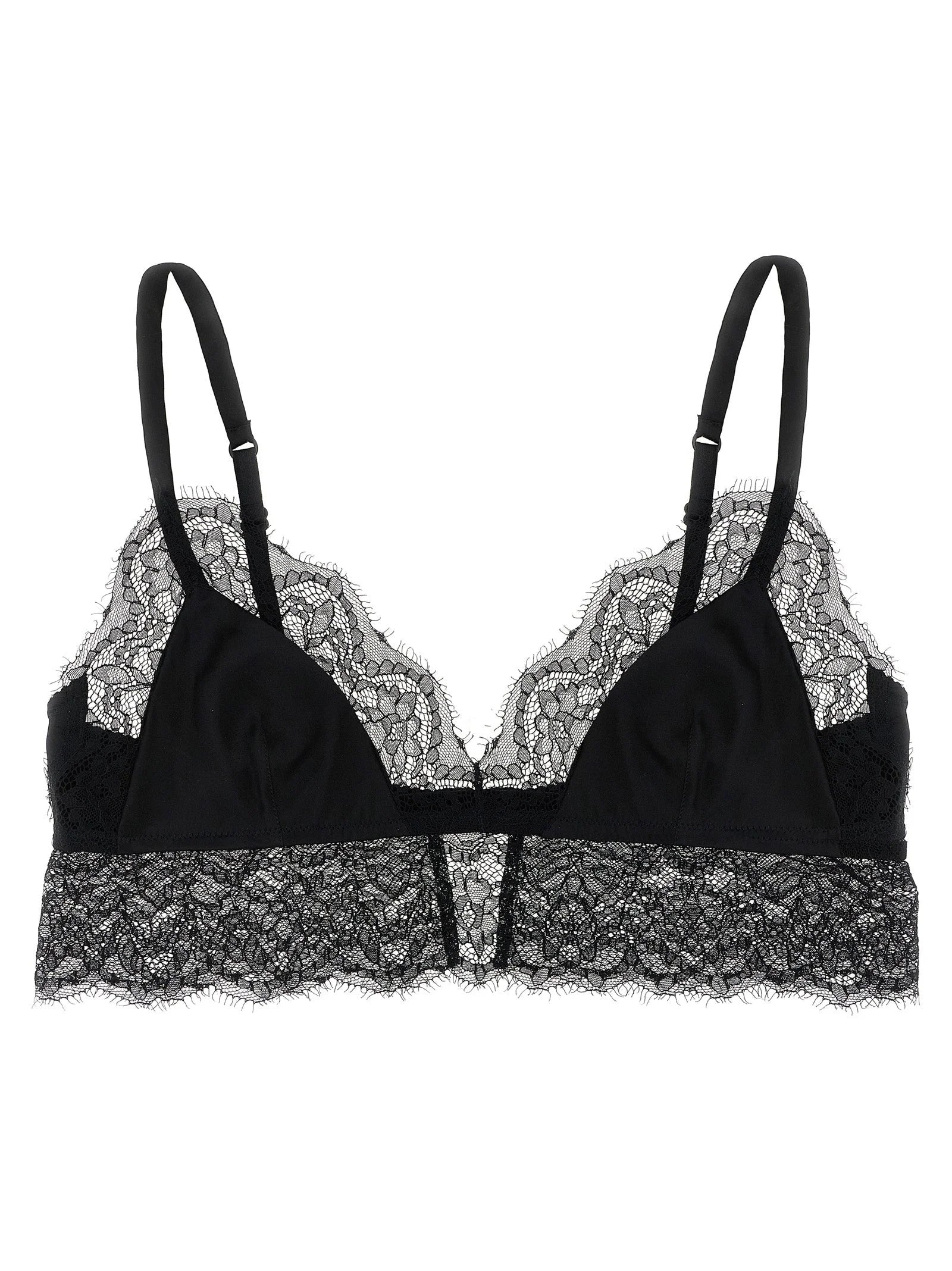 Dolce & Gabbana Black Silk Bra