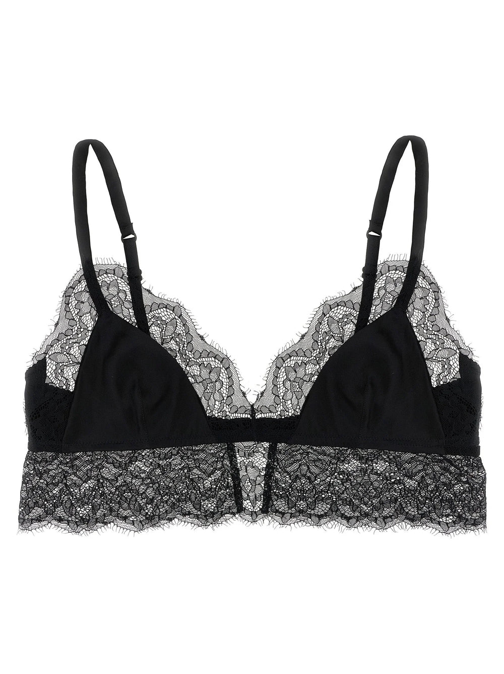 Dolce & Gabbana Black Silk Bra