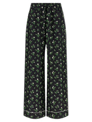 Dolce & Gabbana Black Silk Casual Pants