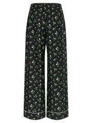Dolce & Gabbana Black Silk Casual Pants