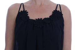 Dolce & Gabbana Black Silk Lace Chemise Dress - IT1 | XS - Women’s Underwear Slips