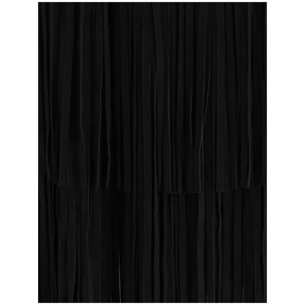 Dolce & Gabbana Black Silk Long Skirt - IT42 | L