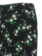 Dolce & Gabbana Black Silk Midi Skirt - IT38