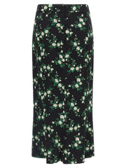 Dolce & Gabbana Black Silk Midi Skirt - IT38