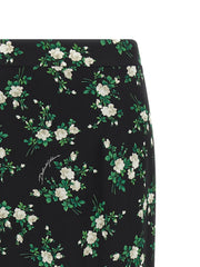 Dolce & Gabbana Black Silk Midi Skirt - IT38