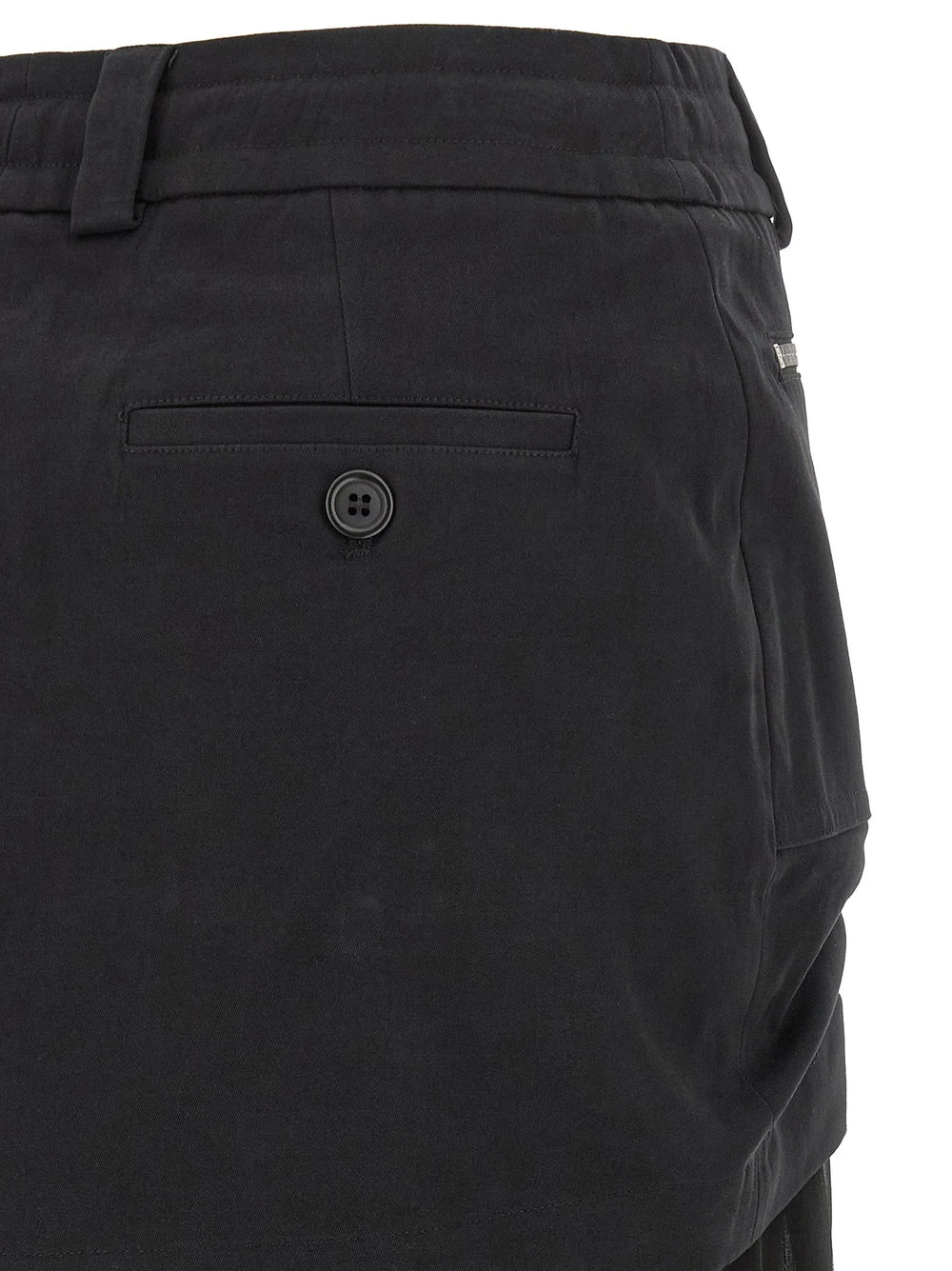 Dolce & Gabbana Black Silk Midi Skirt - IT38