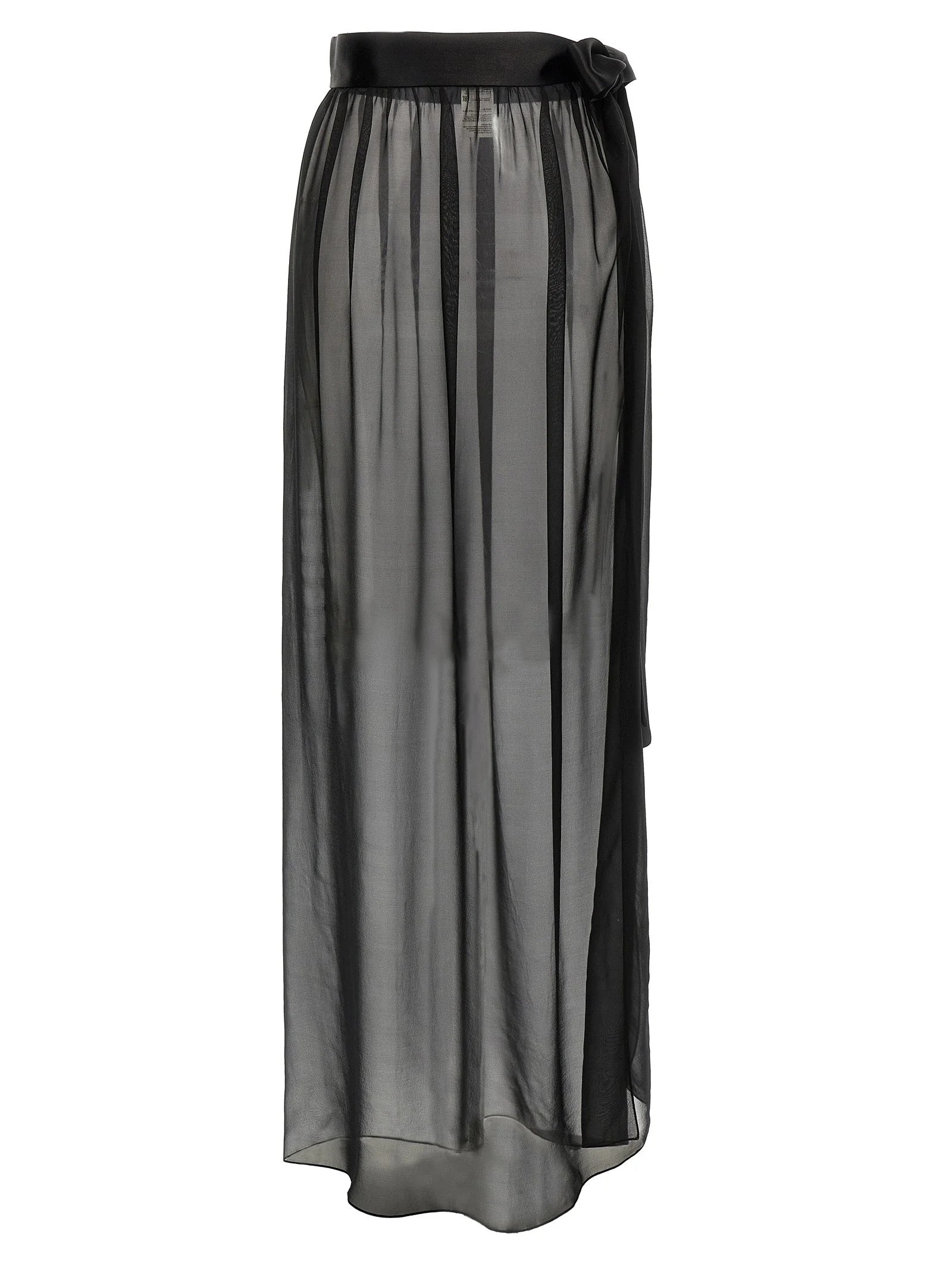 Dolce & Gabbana Black Silk Mini Skirt - IT44