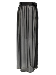 Dolce & Gabbana Black Silk Mini Skirt - IT44