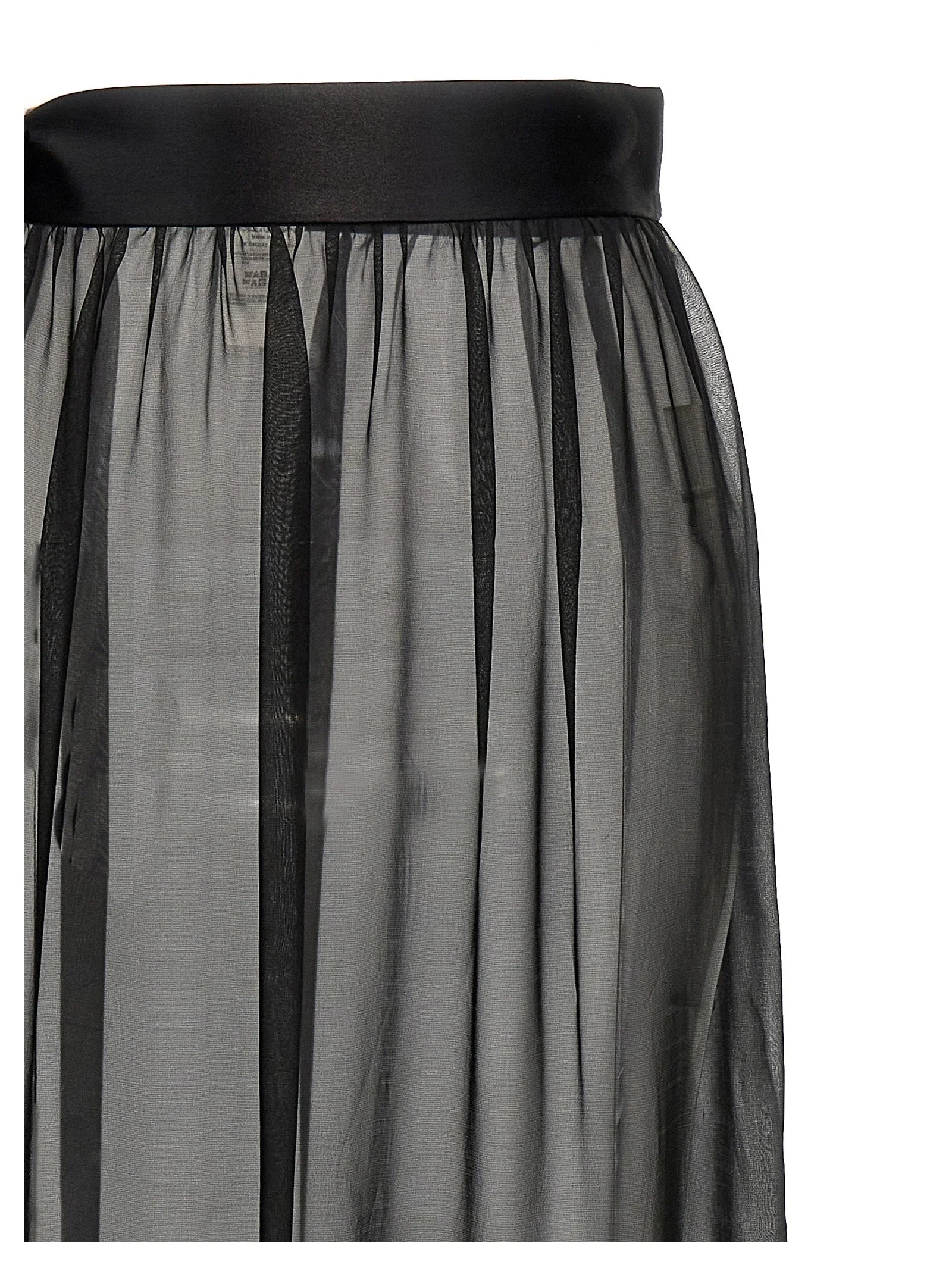Dolce & Gabbana Black Silk Mini Skirt - IT44