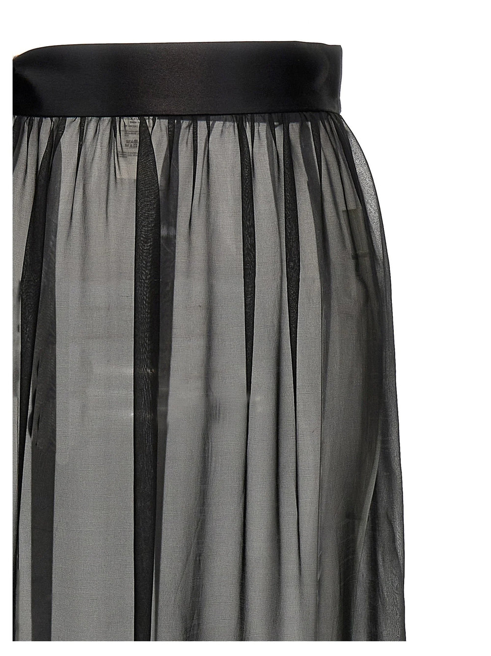 Dolce & Gabbana Black Silk Mini Skirt - IT44